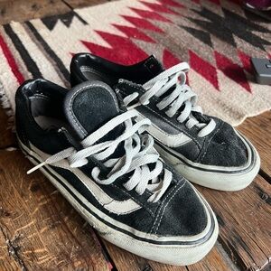 Vans Black and White Sneakers